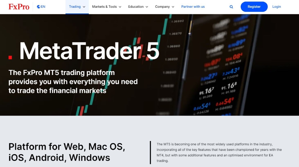 Hướng dẫn download FxPro MT5 cho Mac và Windows