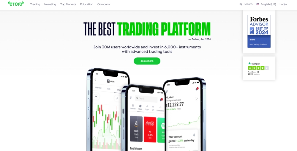 Hướng dẫn cách đăng ký và đăng nhập eToro đầy đủ nhất